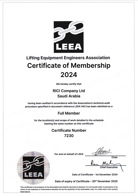 LEEA Certificate Pakistan